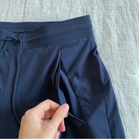 Athleta Venture Pant Jogger City Pants Lightweight Navy Blue 2 - Picture 8 of 10
